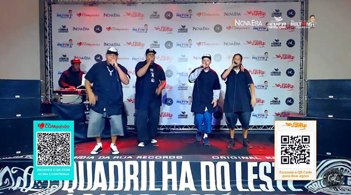 Live organizada pelo grupo de Rap Quadrilha do Leste